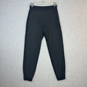 Athleta Womens Textured Brooklyn Jogger Pants Size 2 Black